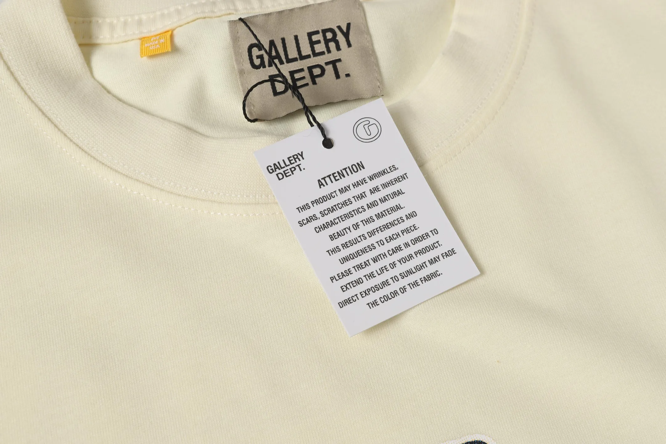 GALLERY.DEPT Summer new short-sleeved model number: D3317P110 Color: black apricot Size: S M L XL